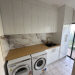 Laundry cabinet laundry carpenter in Adelaide